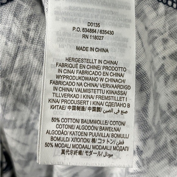 BODEN US 2R Trim Detail Jersey Midi Dress navy blue floral 0521 - Picture 15 of 15